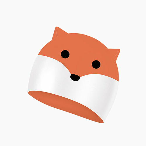 Cartoon Fox Swimming Cap