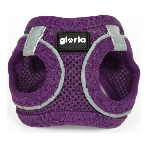 Dog Harness Gloria Air Mesh Trek Star Adjustable Purple Size XXXS