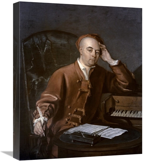 Global Gallery GCS-278566-22-142 22 in. The Composer Handel Art Print 