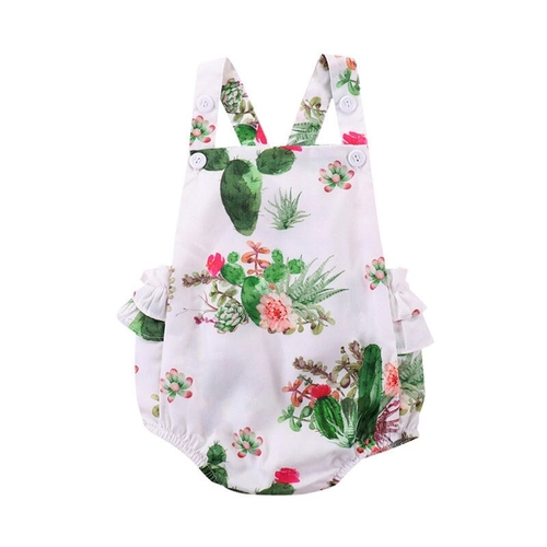 Summer Newborn Baby Girls Backless Sleeveless