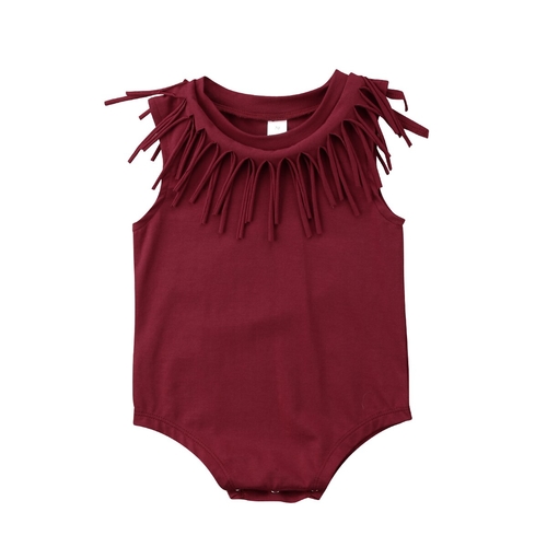 Newborn Toddler Baby Cute Girls Boys Tassel Summer