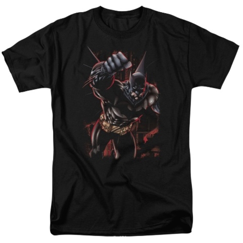 Trevco Batman-Crimson Knight - Short Sleeve Adult 18-1 Tee - Black- 3X