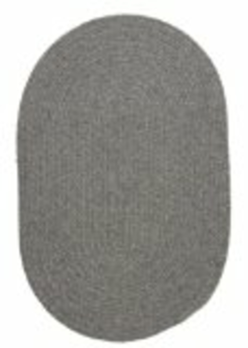 Colonial Mills Rug WL18R048X072 Bristol - Gray 4 ft. x 6 ft. Braided R