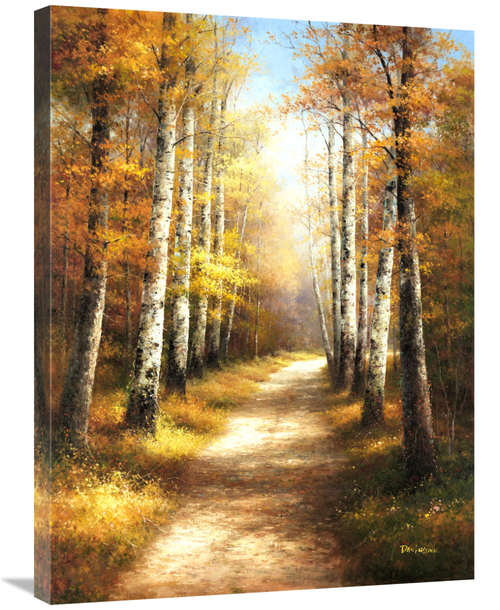 Global Gallery GCS-139162-2432-142 24 x 32 in. Birch Walk Art Print - 