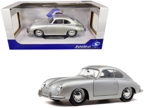 1953 Porsche 356 PRE-A Silver Metallic 1/18 Diecast Model Car by