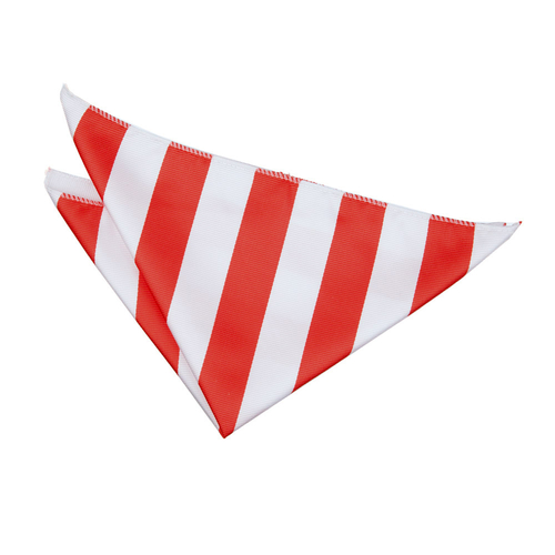 Striped Handkerchief - Red & White