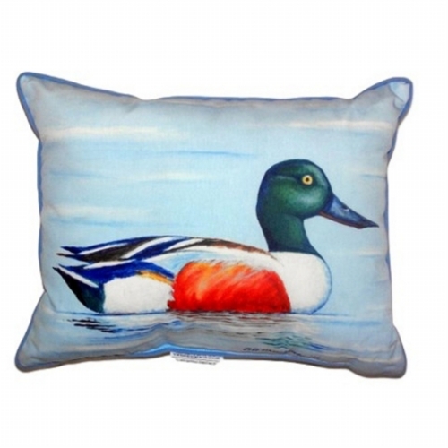 Betsy Drake HJ465 Northern Shoveler Large Indoor & Outdoor Pillow - 16