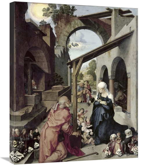 Global Gallery GCS-277444-30-142 30 in. Paumgartner Altarpiece - Centr