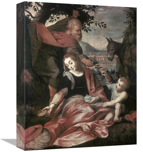 Global Gallery GCS-276593-16-142 16 in. Flight Into Egypt Art Print - 