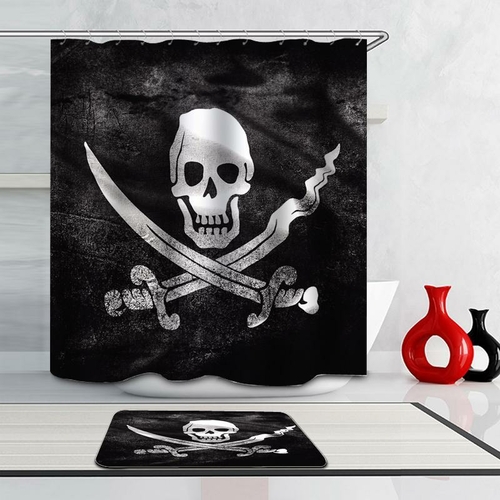 Pirate Flag Shower Curtain