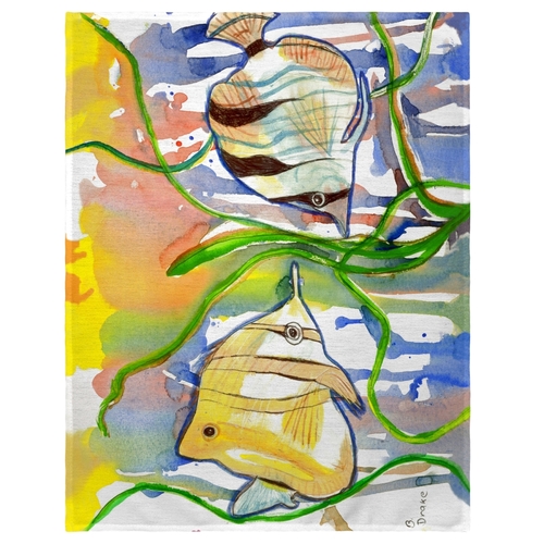 Betsy Drake PM305 14 x 18 in. Angel Fish Place Mat - Set of 4