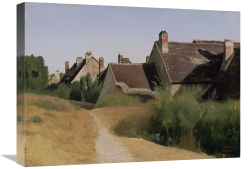 Global Gallery GCS-459885-1824-142 18 x 24 in. Houses Near Orleans Art
