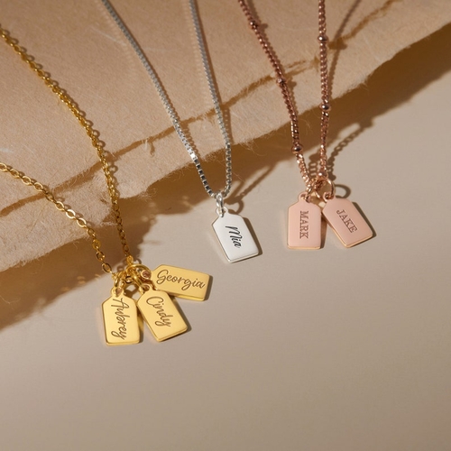 Personalized Mothers Necklace, Mother's Necklace With Names