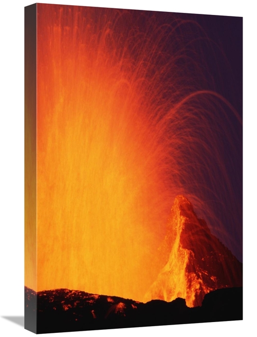 Global Gallery GCS-451164-1624-142 16 x 24 in. Volcanic Eruption, 