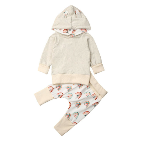 0 18M Infant Baby Boy Girl Autumn Clothes Sets