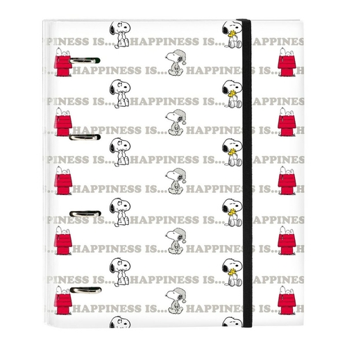 Ring binder Snoopy Friends forever White A4 Mint (27 x 32 x 3.5 cm)