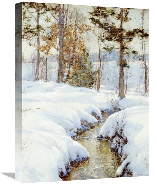 Global Gallery GCS-268360-22-142 22 in. Snowladen Brook Art Print - Wa