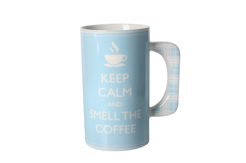 Porcelain XXL Mug - Keep Calm And Smell Coffee