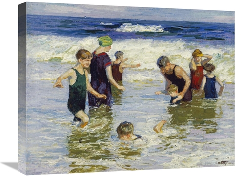 Global Gallery GCS-268400-22-142 22 in. The Bathers Art Print - Edward