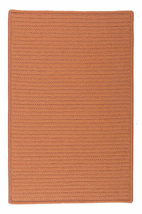 Colonial Mills Rug H073R024X120S Simply Home Solid - Rust 2 ft. x 10 f