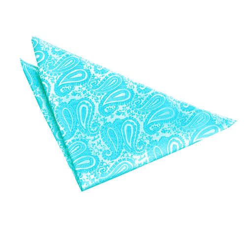 Paisley Handkerchief - Turquoise