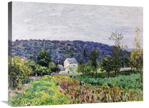 Global Gallery GCS-267308-30-142 30 in. Hills Surrounding Paris Art Pr