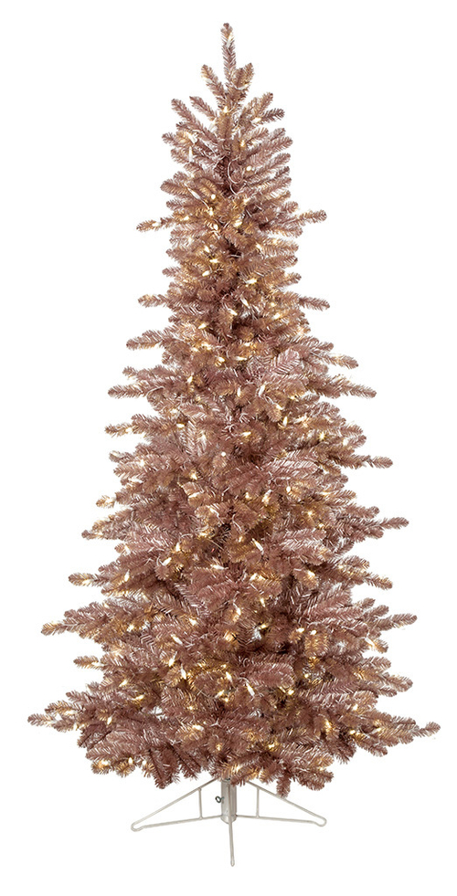 Autograph Foliages C-180754 12 ft. Matte Blush Slim Tree, Pink