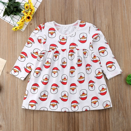 Santa Christmas Dress for Kids and Babies