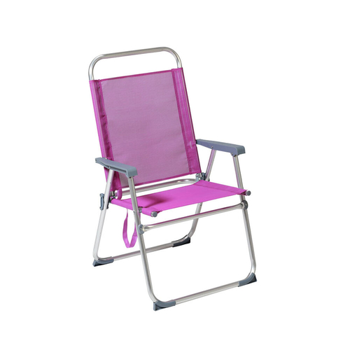 Beach Chair S1127020 Purple Aluminium 22 mm 52 x 56 cm (52 x 56 x 92