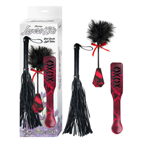 Nasstoys Lovers Kits Whip, Spank & Tickle 3-Piece Set