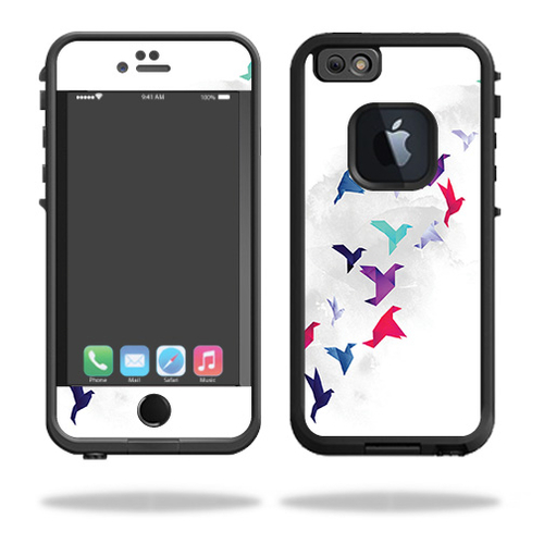 MightySkins LIFIP6-Paper Birds Skin for Lifeproof iPhone 6 - Paper Bir