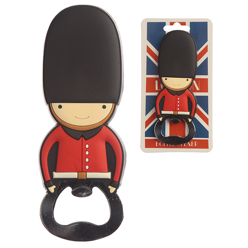 Novelty PVC Bottle Opener - London Guardsman