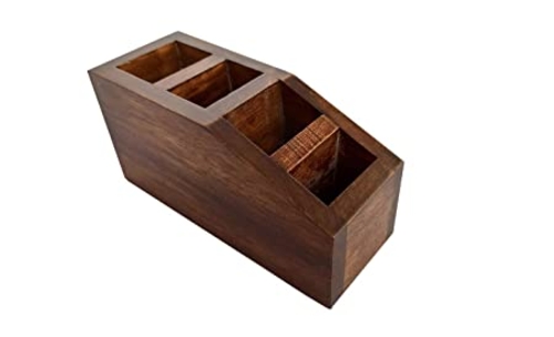 DECORASIA Wooden Remote Stand (Brown)