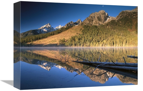 12 x 16 in. Teton Range Reflecting in String Lake, Grand Teton Nat