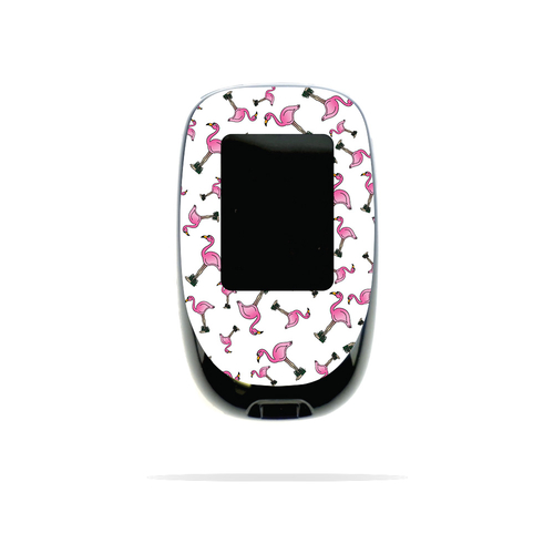 MightySkins ACCNA-Cool Flamingo Skin for Accu-Chek Nano - Cool Flaming