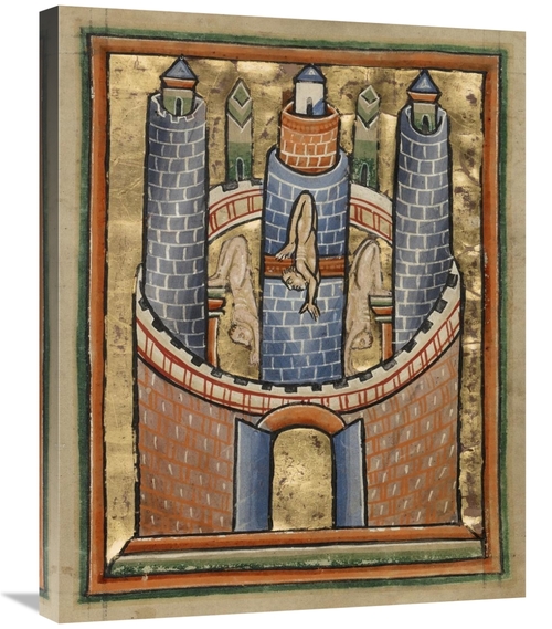 Global Gallery GCS-457584-2228-142 22 x 28 in. Egypt - The Fall of Pag