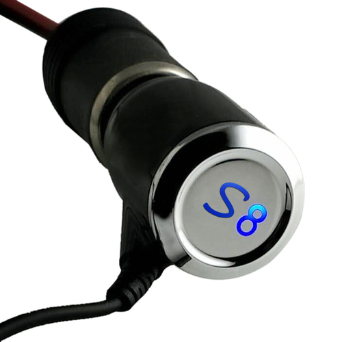 LED Adaptive Fast Charging Type-C Car Charger for