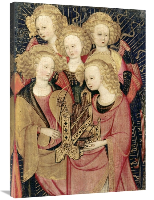 Global Gallery GCS-281431-36-142 36 in. Angel Musicians Art Print - St