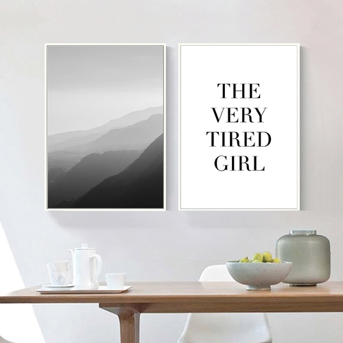 Nordic Decoration Landscape Motivational