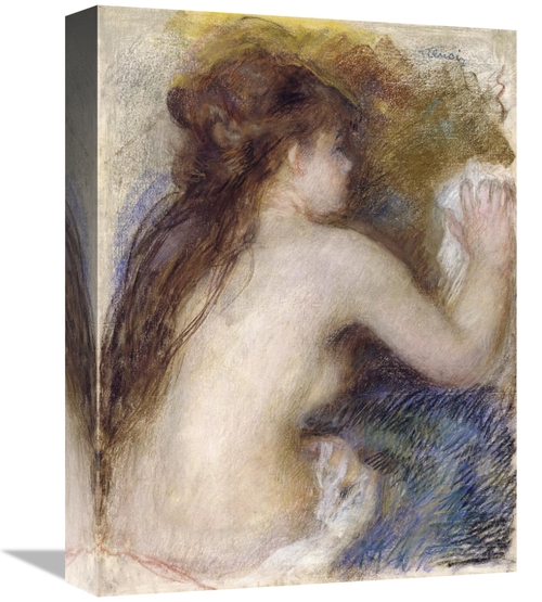 Global Gallery GCS-267130-16-142 16 in. Nude Back of a Woman Art Print