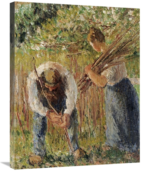 Global Gallery GCS-267024-30-142 30 in. Farm Labourers Planting Stakes