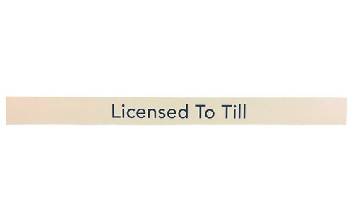 Hallmark 6384374 Licensed to Till Wooden Sentiments Rectangle Plaque