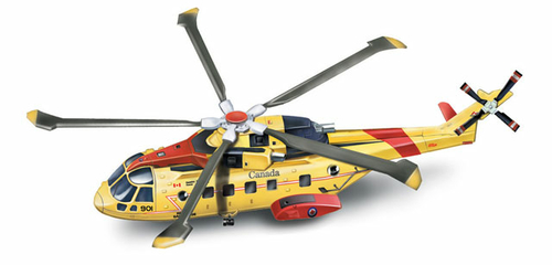 New-Ray NEW25513 Agusta EH 101 Canadian Search & Rescue Helicopter