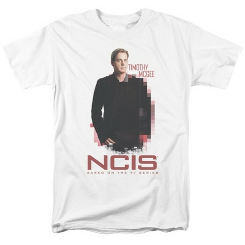 Trevco Ncis-Probie - Short Sleeve Adult 18-1 Tee - White- Extra Large