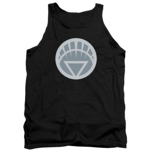 Trevco Green Lantern-White Symbol Adult Tank Top, Black - XL