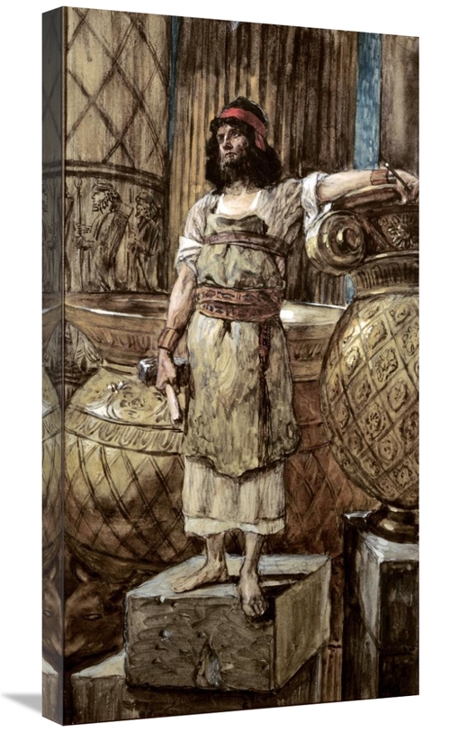 Global Gallery GCS-280334-30-142 30 in. Hiram Founder of the Two Pilla