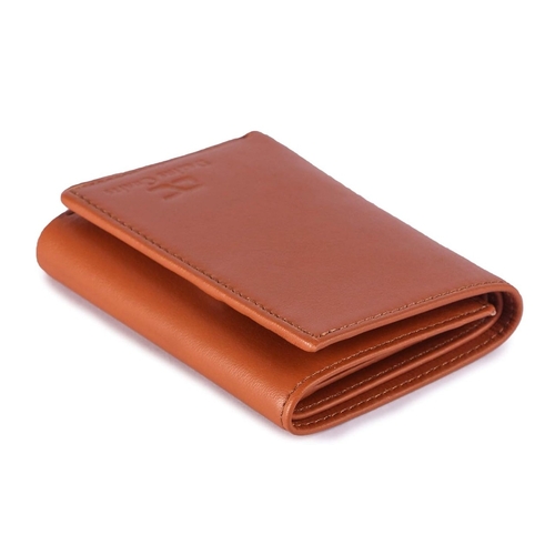 Men Formal, Casual, Genuine Leather Wallet (Tan)