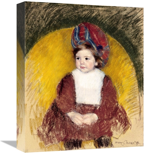Global Gallery GCS-267834-16-142 16 in. Margot in a Dark Red Costume A