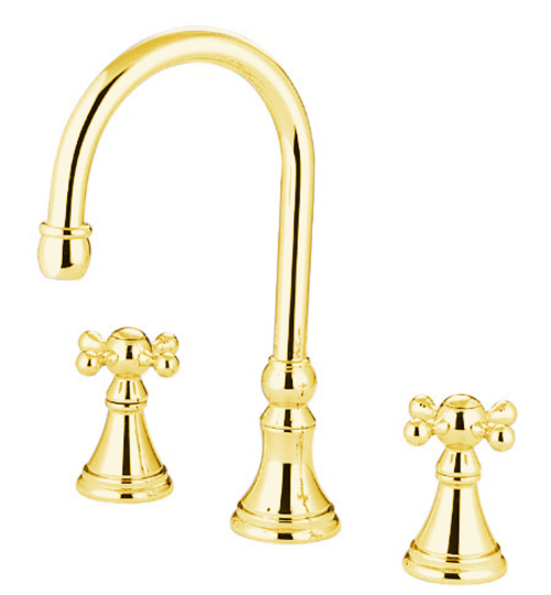 Kingston Brass KS2342KX 8 Inch -18 Inch Widespread Roman Tub Filler - 