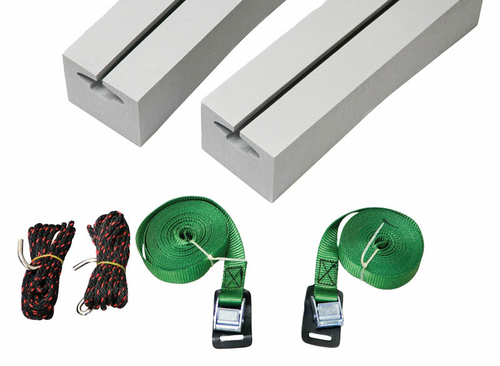 Yakgear 8796369 15 ft. Tie Down Strap, Gray